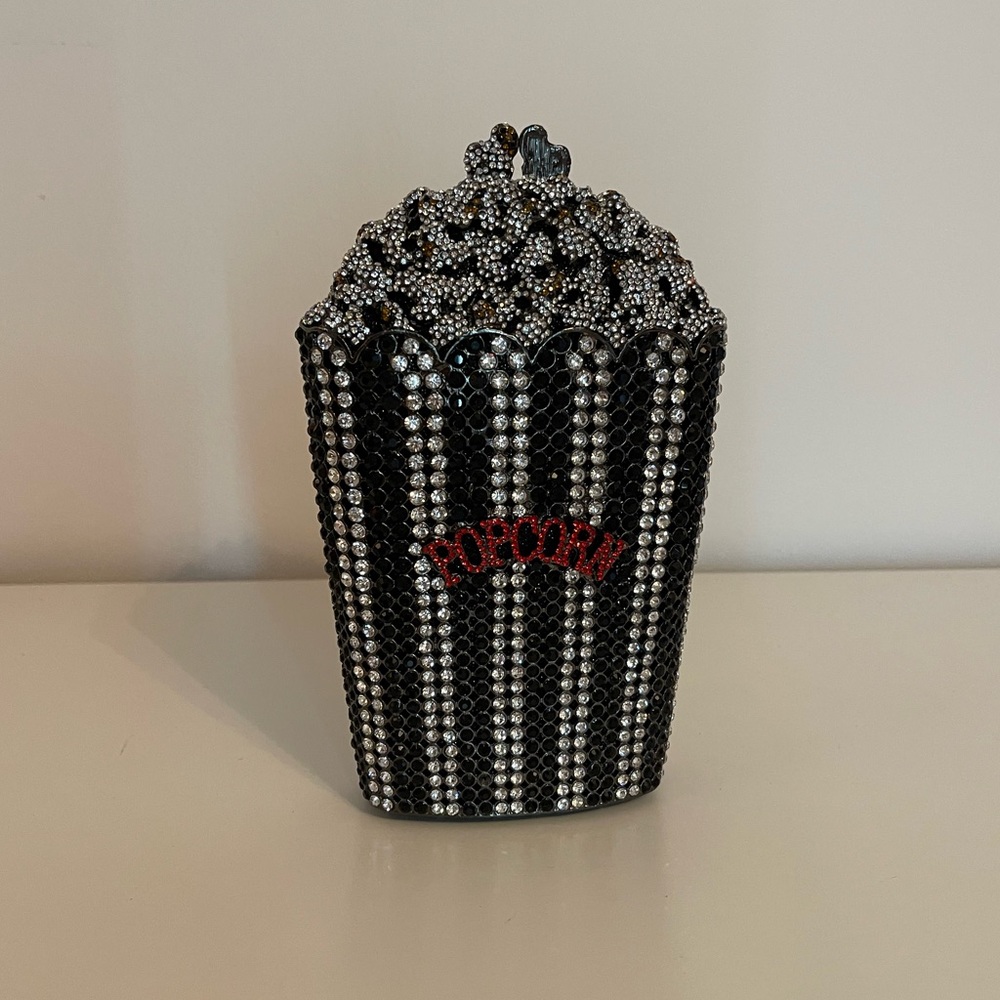 Bedazzled popcorn clutch